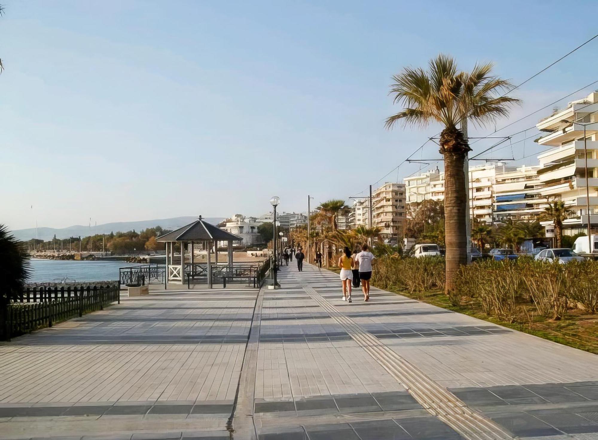 Lux Modern Apt Ανακαινισμένο Διαμέρισμα 150M Από Την Πλαζ 'Έδεμ' 雅典 外观 照片